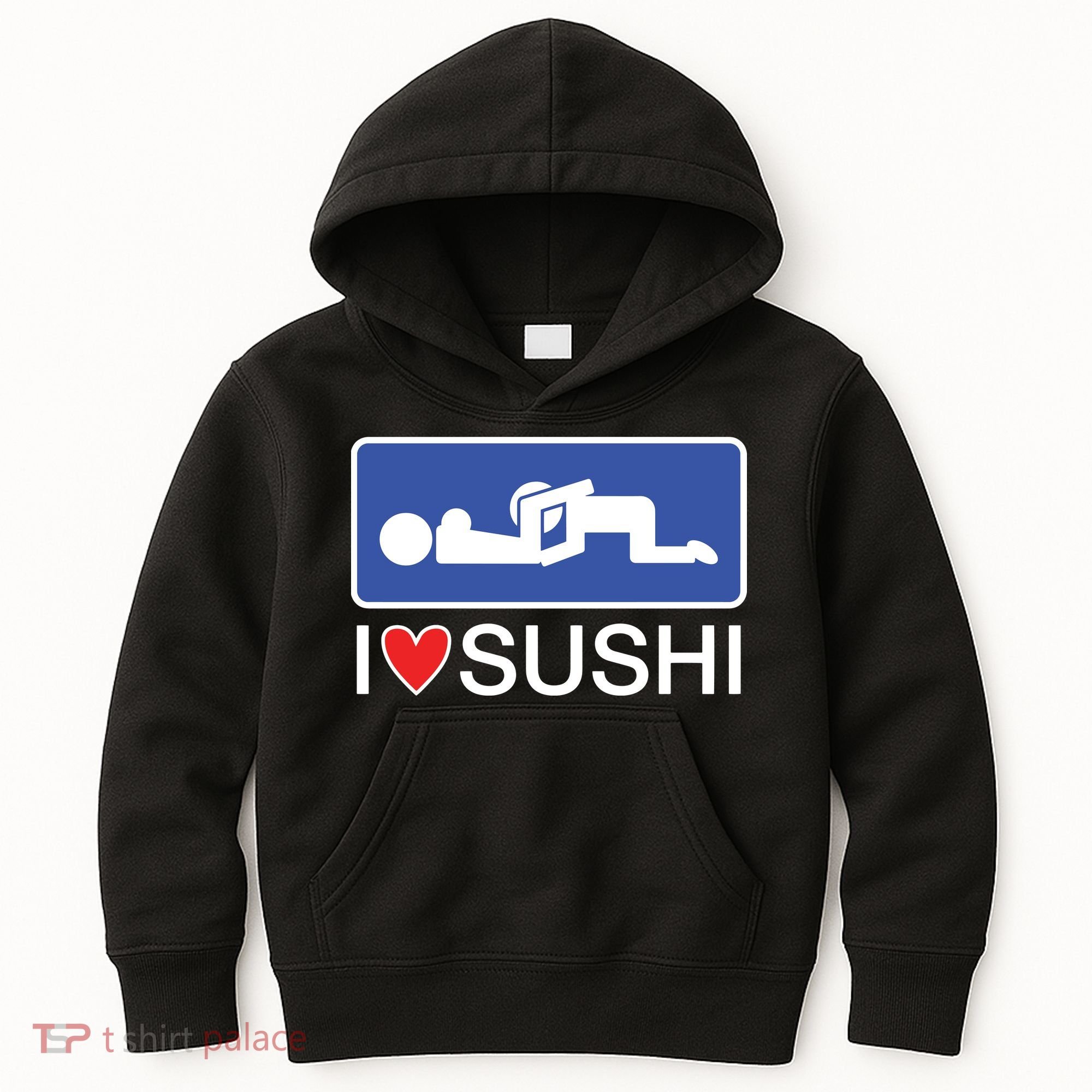 I Love Sushi Adult Kids Hoodie