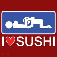 I Love Sushi Adult Long Sleeve Shirt thumb 2