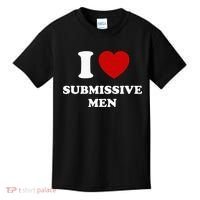 I Love Submissive Men Kids T-Shirt thumb 0