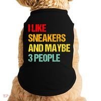 I Like Sneakers And Maybe 3 People Doggie Tank thumb 0