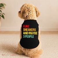 I Like Sneakers And Maybe 3 People Doggie Tank thumb 2
