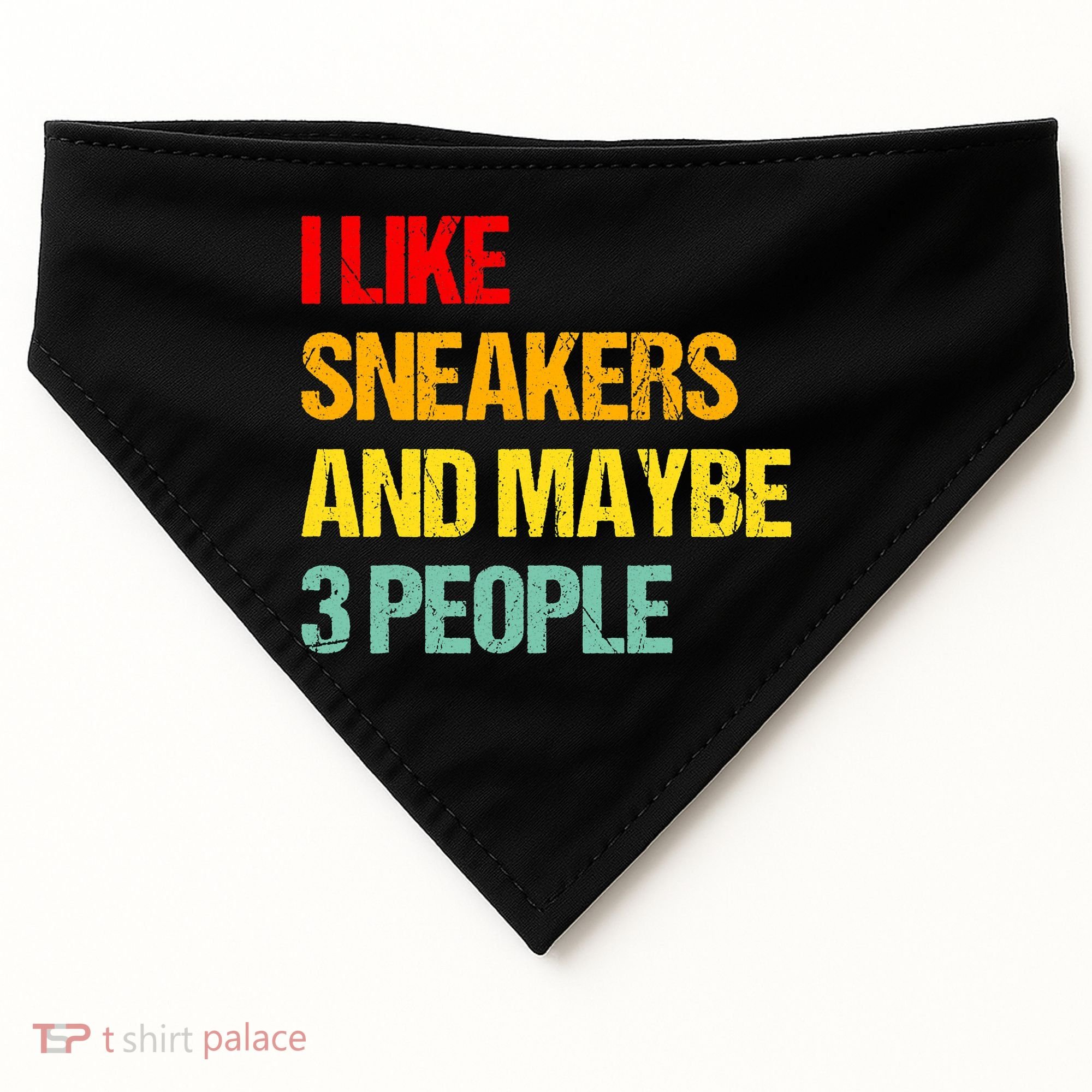 I Like Sneakers And Maybe 3 People USA-Made Doggie Bandana