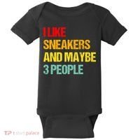 I Like Sneakers And Maybe 3 People Baby Bodysuit thumb 0