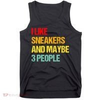 I Like Sneakers And Maybe 3 People Tank Top thumb 0