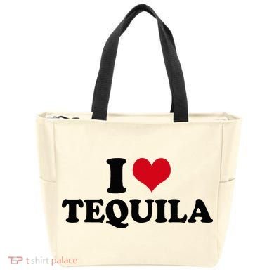 I Love Tequila Tote Bag