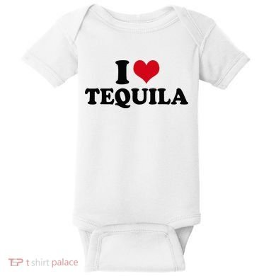 I Love Tequila Baby Bodysuit