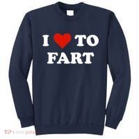 I Love To Fart Heart Sweatshirt thumb 0