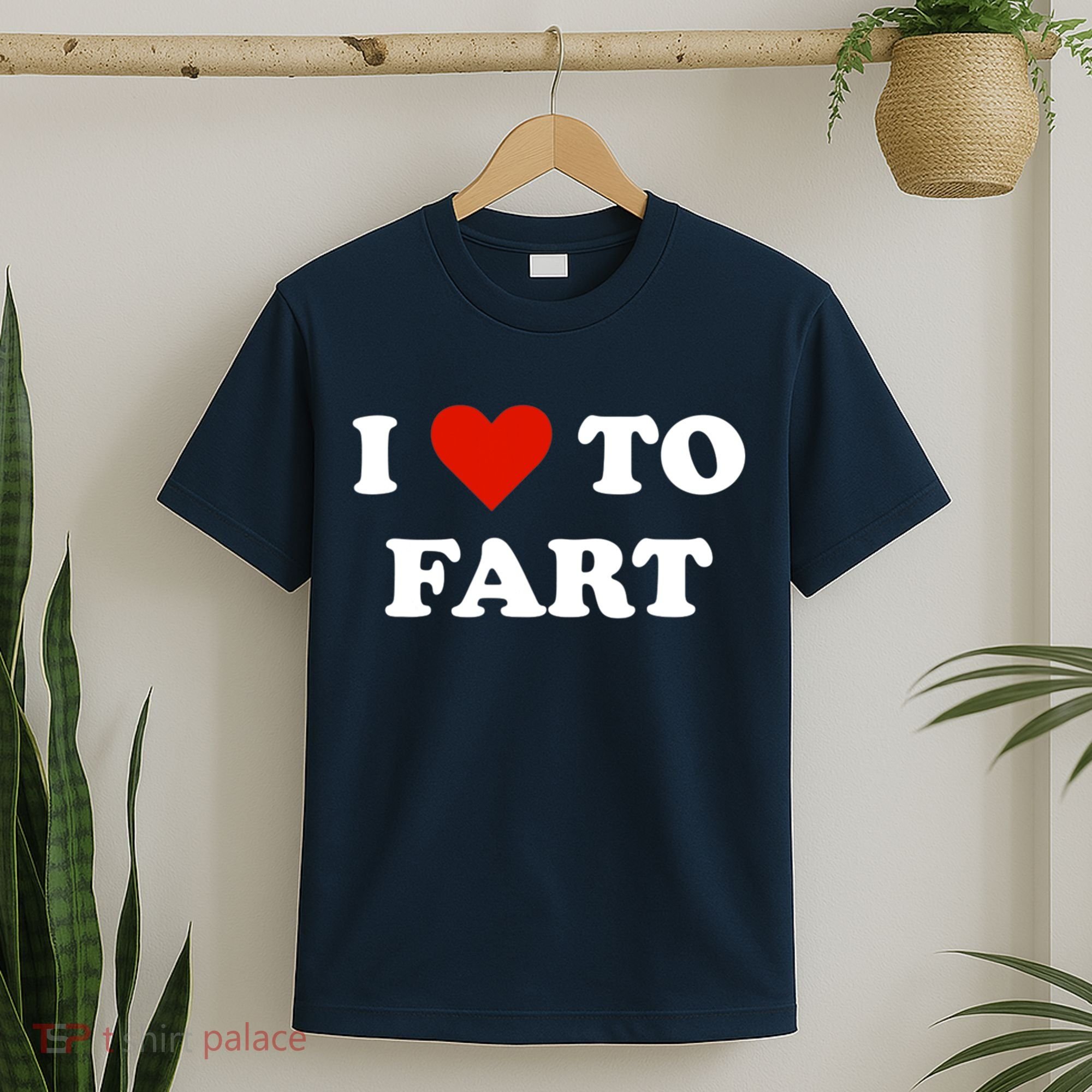 I Love To Fart Heart T-Shirt