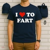 I Love To Fart Heart T-Shirt thumb 6