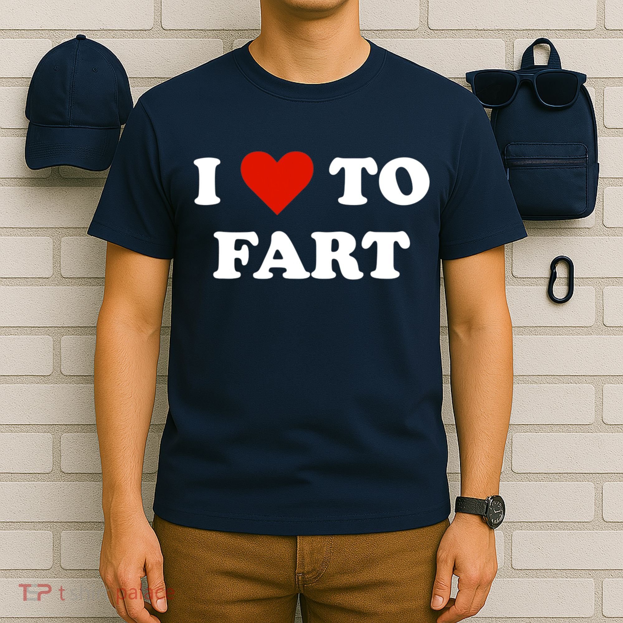 I Love To Fart Heart T-Shirt