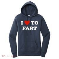 I Love To Fart Heart Women's Hoodie thumb 0