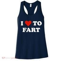 I Love To Fart Heart Women's Tank Top thumb 0