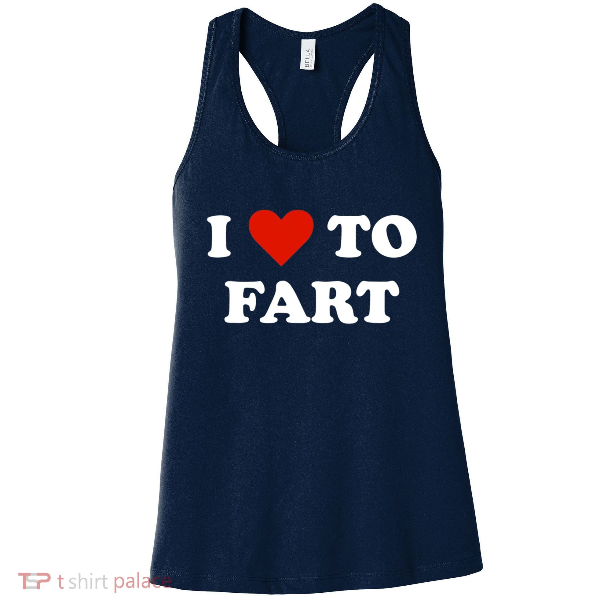 I Love To Fart Heart Women's Tank Top