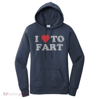 I Love To Fart Design Women's Hoodie