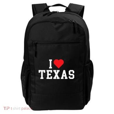 I Love Texas TX Throwback Design Backpack