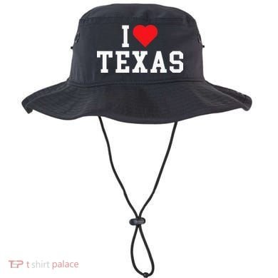 I Love Texas TX Throwback Design Bucket Hat