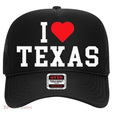 I Love Texas TX Throwback Design Hat