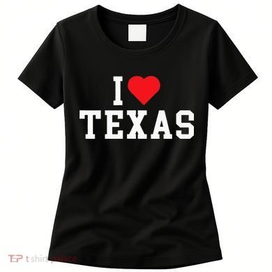 I Love Texas TX Throwback Design Women's T-Shirt