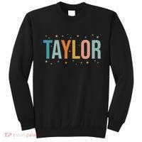 I Love Taylor Cute First Name Taylor Sweatshirt thumb 0