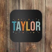 I Love Taylor Cute First Name Taylor Coaster thumb 0