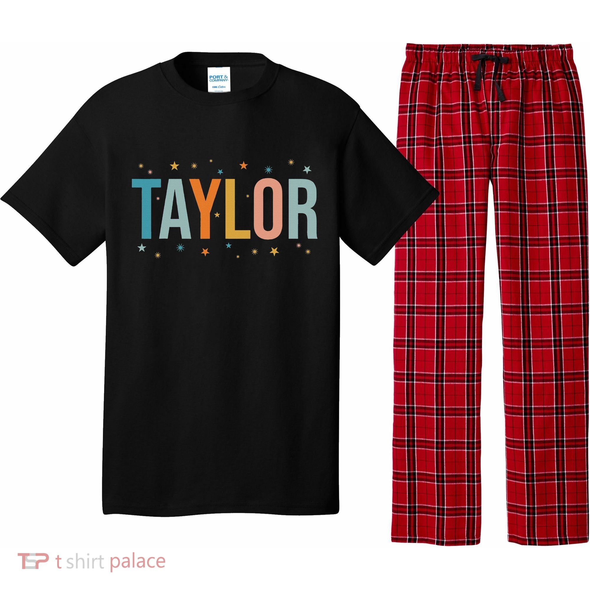 I Love Taylor Cute First Name Taylor Pajama Set