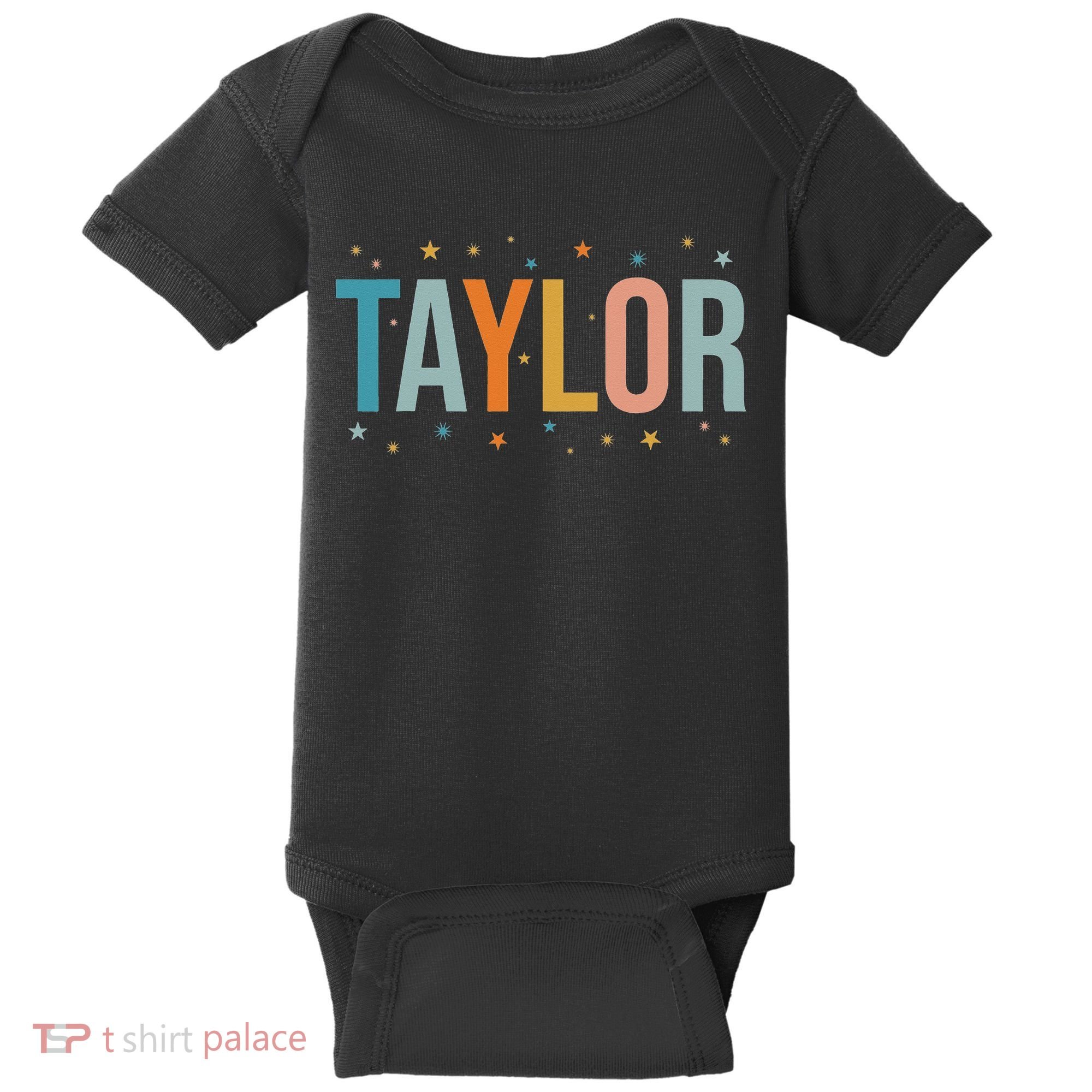 I Love Taylor Cute First Name Taylor Baby Bodysuit