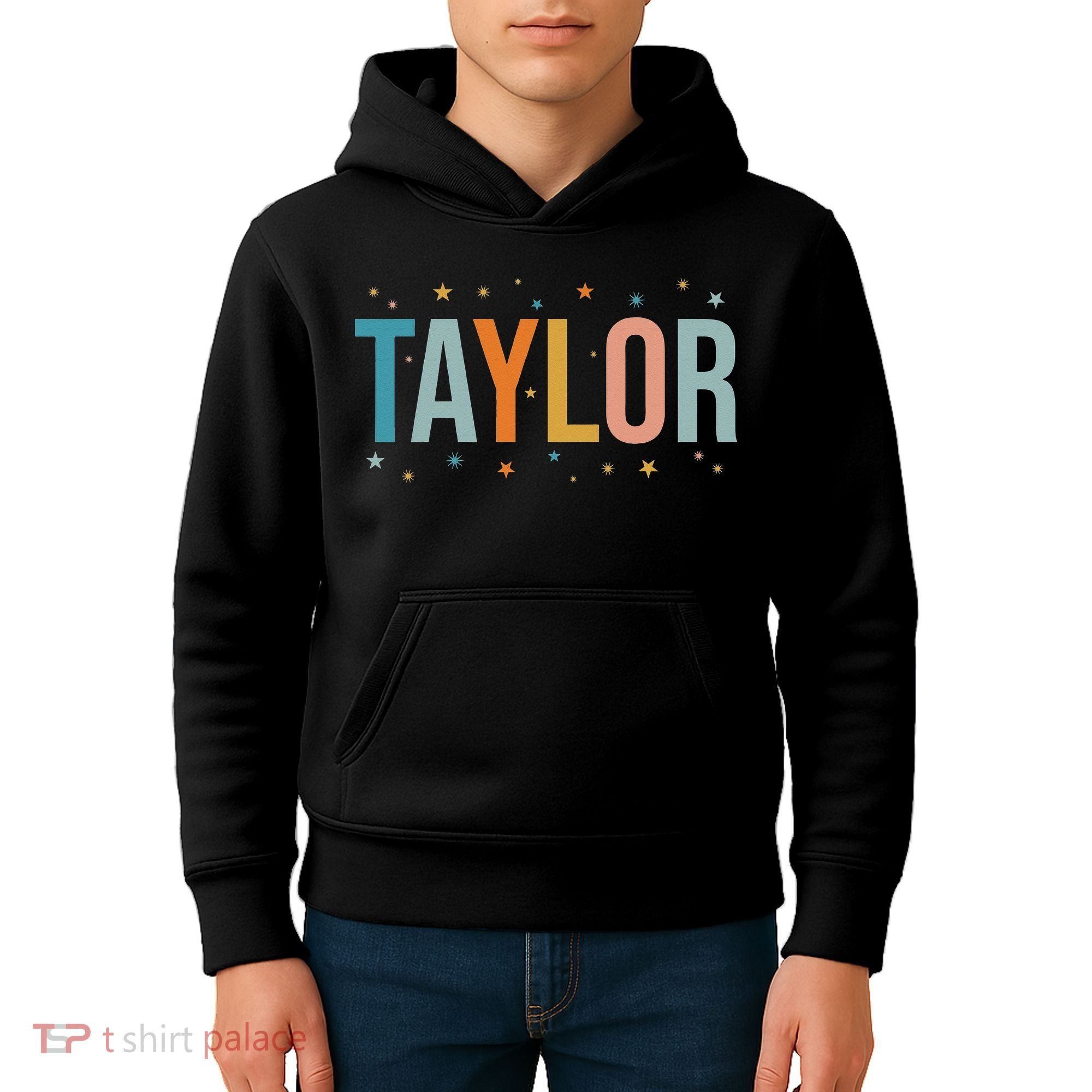 I Love Taylor Cute First Name Taylor Kids Hoodie