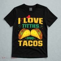 I Love Titties and Tacos Taco Lover Mexican Cinco De Mayo T-Shirt thumb 5