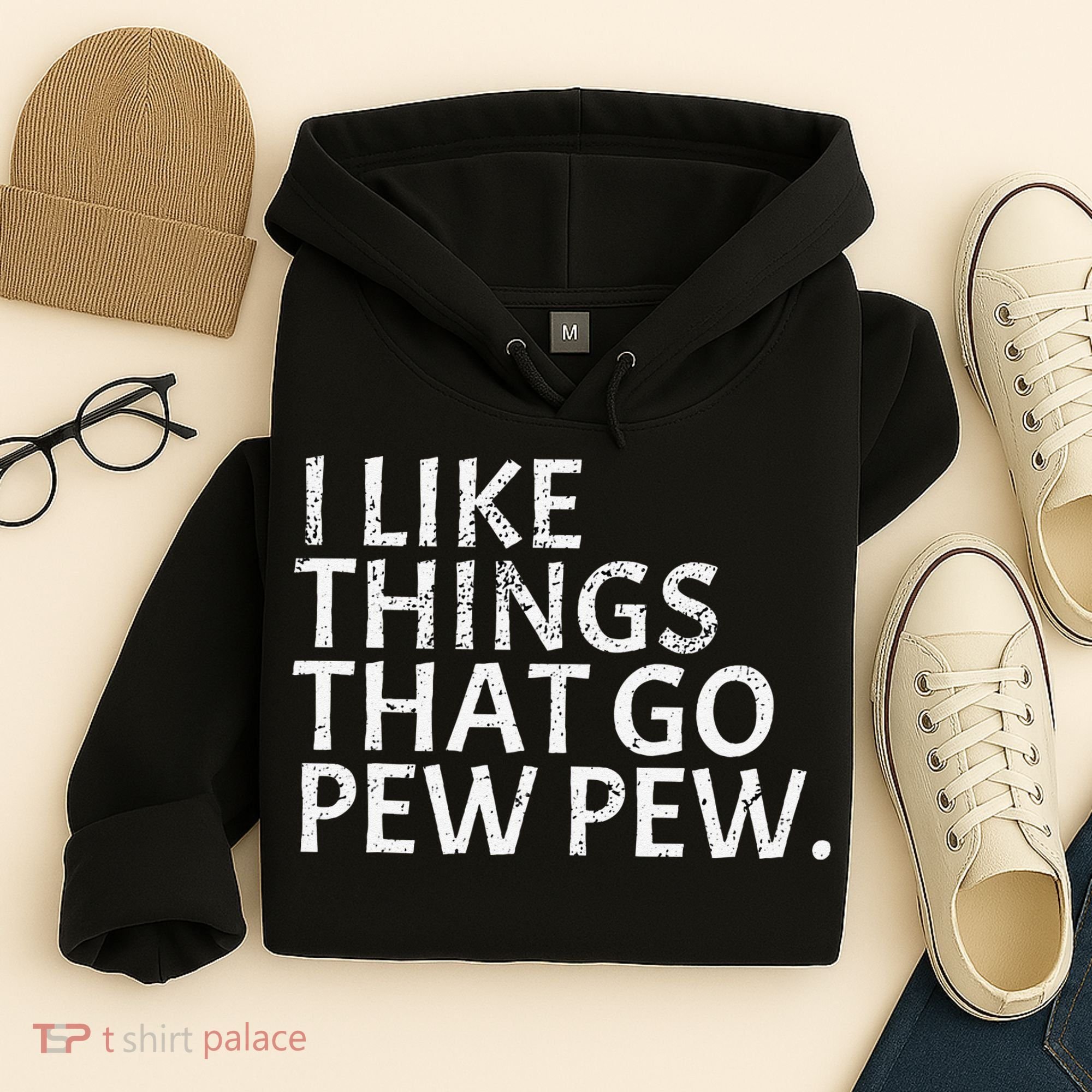 I Like Things That Go Pew Pew Gun Enthusiast Gift Hoodie