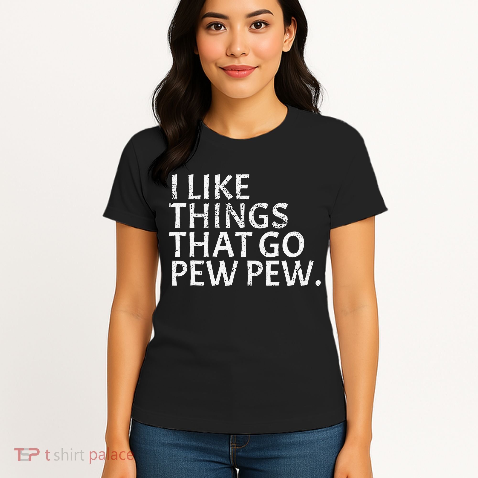 I Like Things That Go Pew Pew Gun Enthusiast Gift Women's T-Shirt