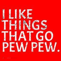 I Like Things That Go Pew Pew Gun Enthusiast Gift Santa Hat thumb 1