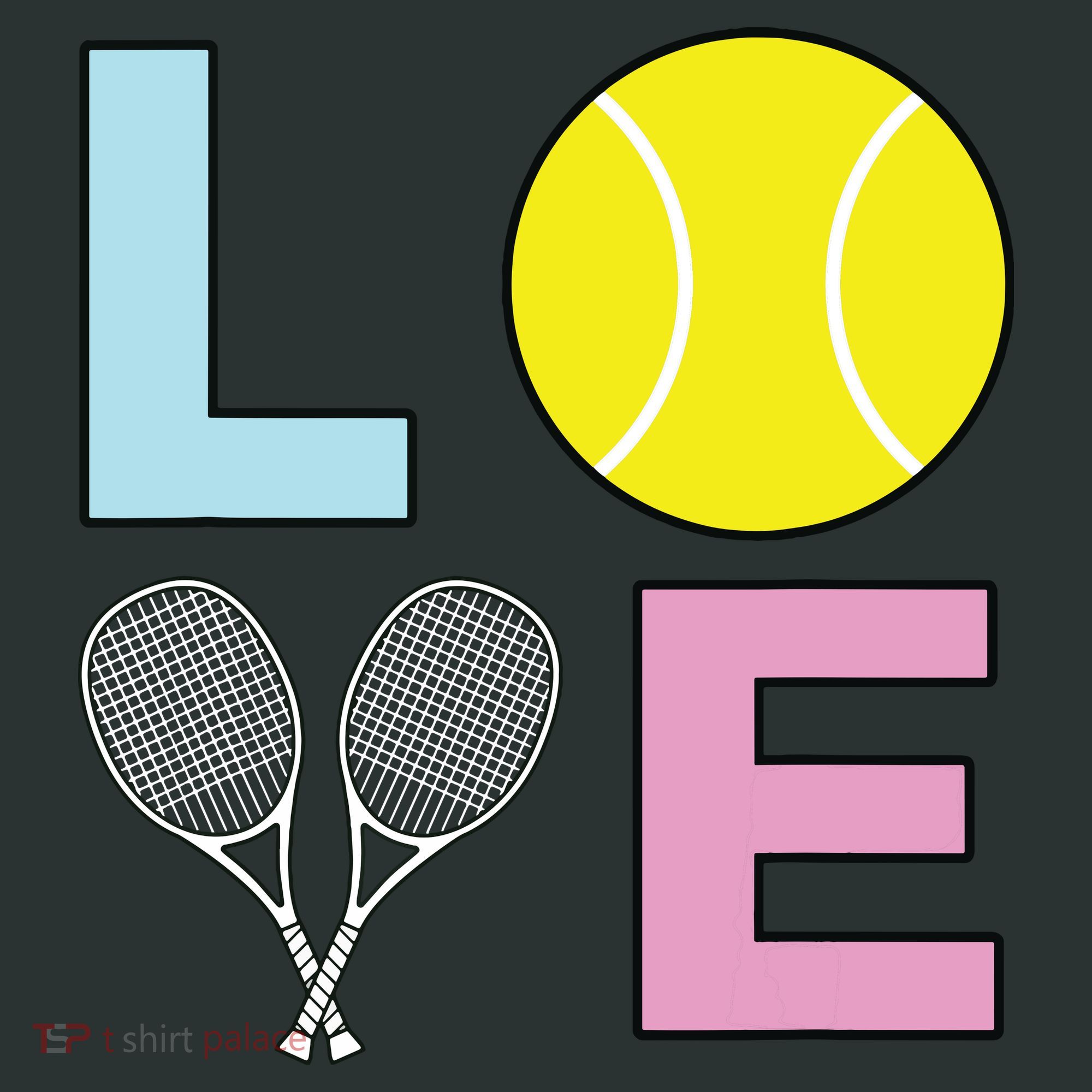 I Love Tennis Tennis Player Infant Baby Jersey Bodysuit