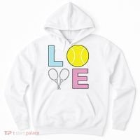 I Love Tennis Tennis Player Hoodie thumb 0