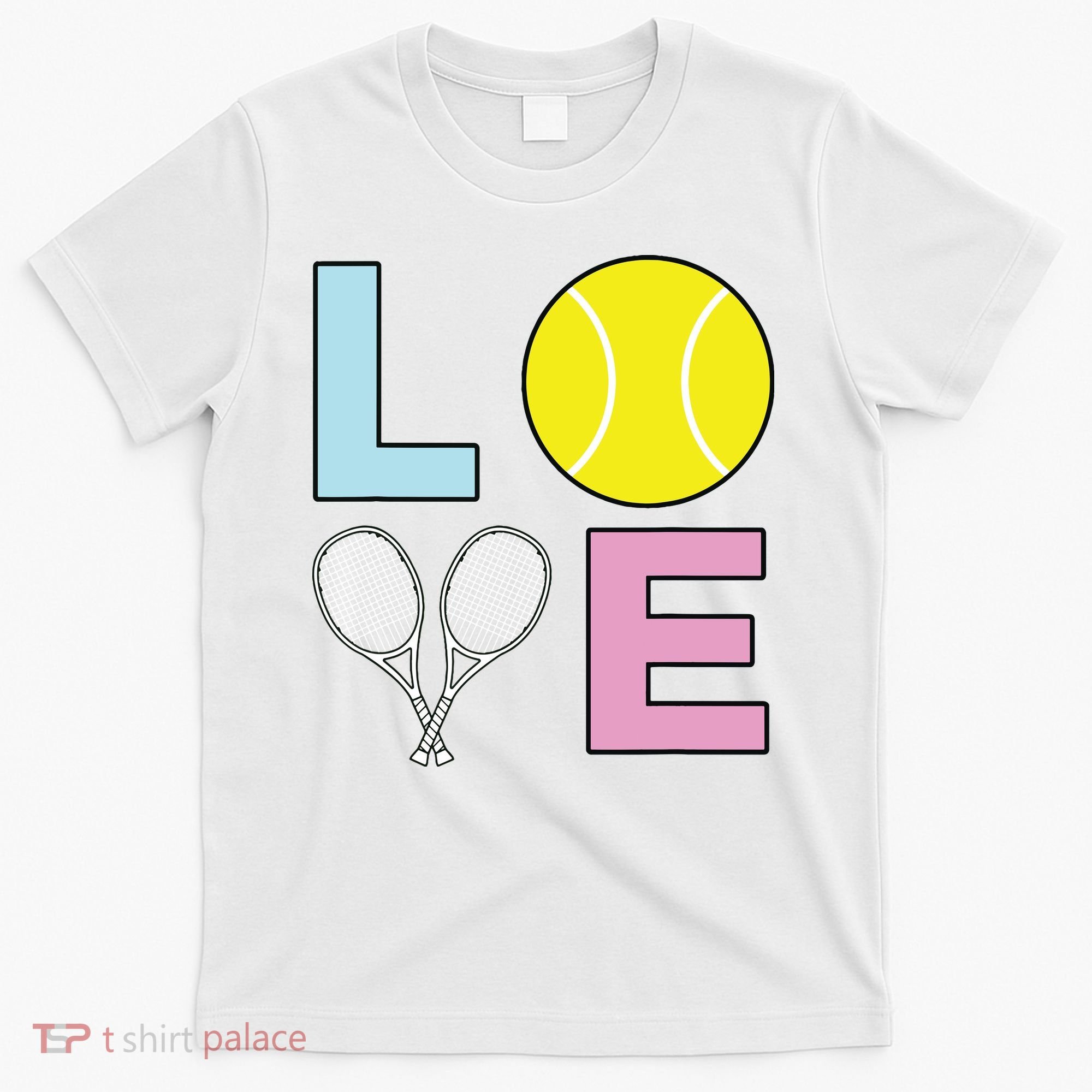 I Love Tennis Tennis Player T-Shirt