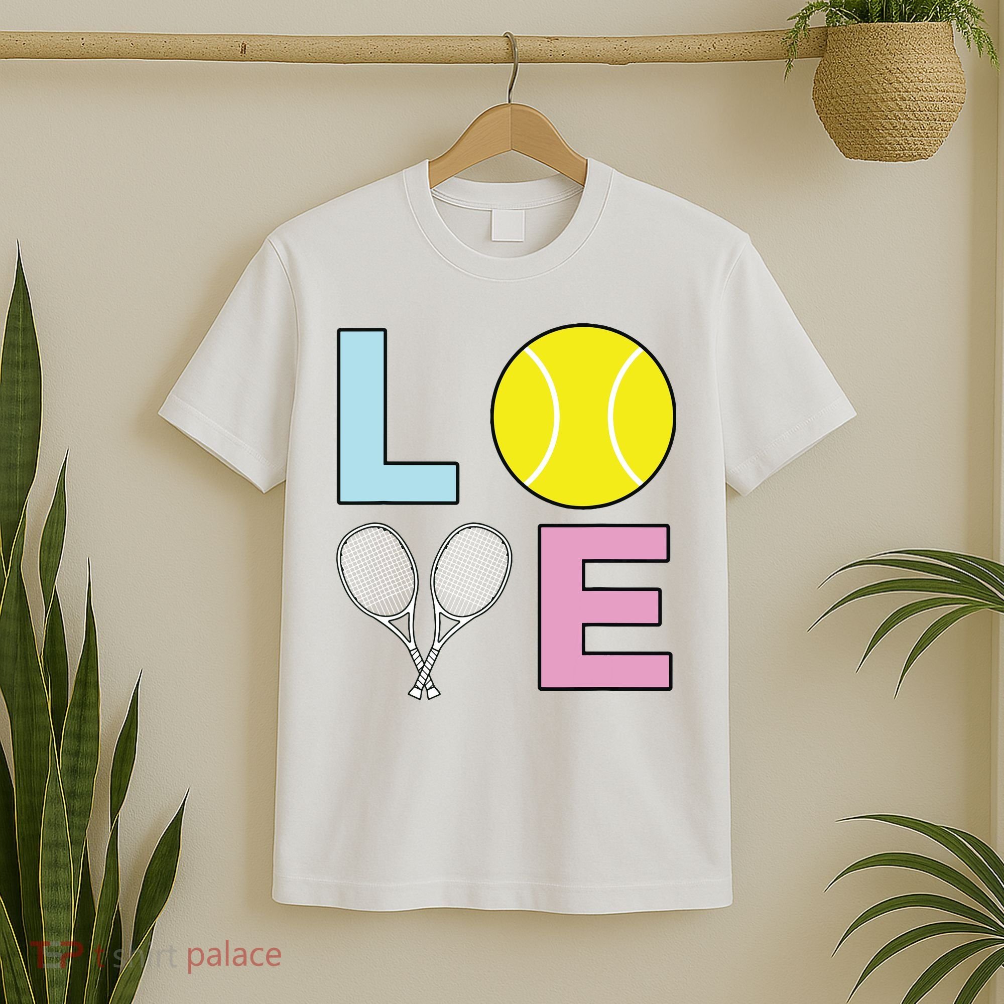 I Love Tennis Tennis Player T-Shirt