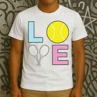 I Love Tennis Tennis Player T-Shirt thumb 3