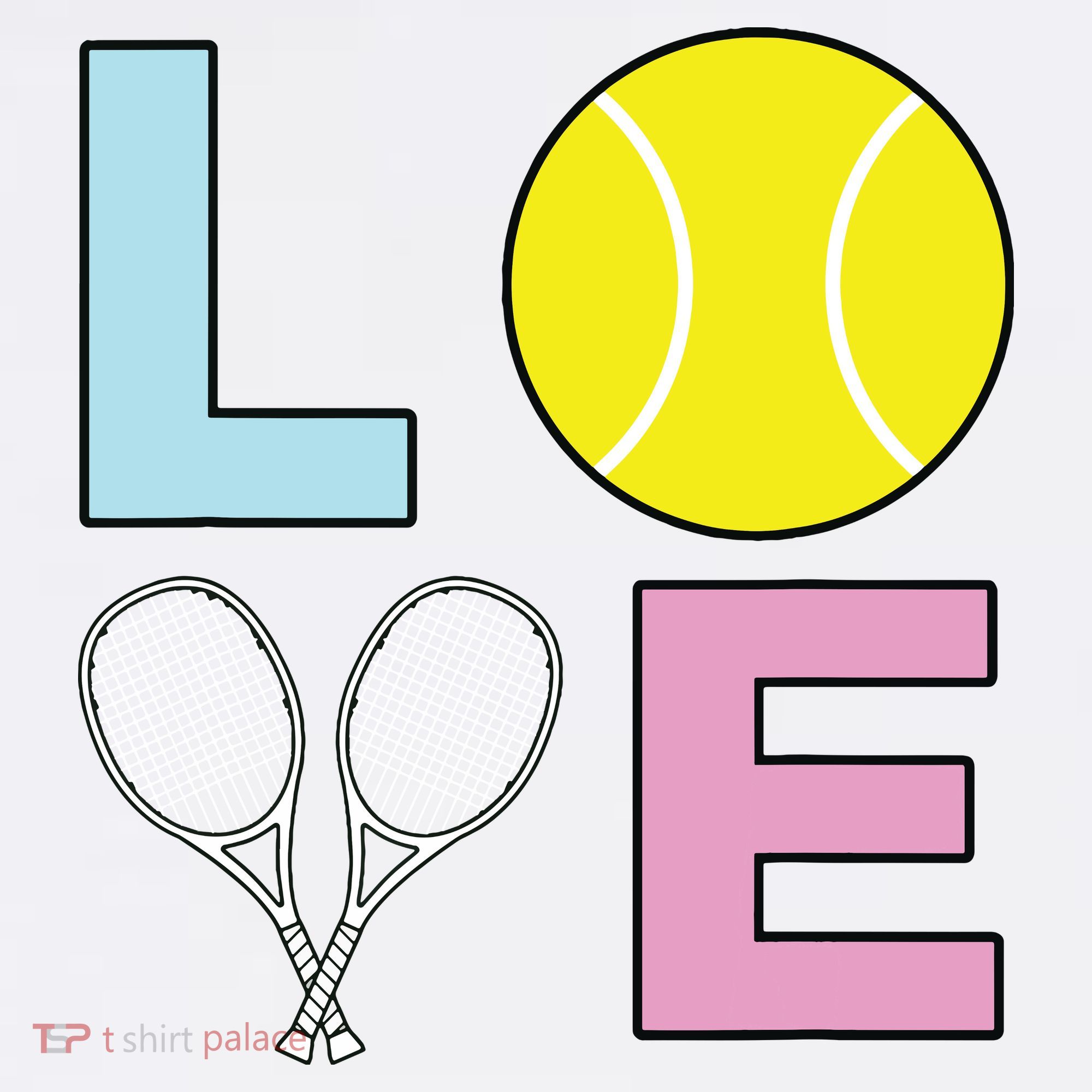 I Love Tennis Tennis Player Women's Tank Top
