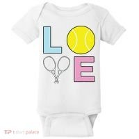 I Love Tennis Tennis Player Baby Bodysuit thumb 0