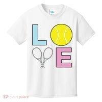 I Love Tennis Tennis Player Kids T-Shirt thumb 0