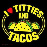 I Love Titties And Tacos Stripe Pom Pom Beanie thumb 2