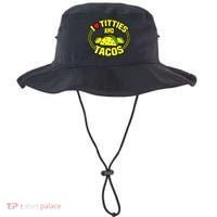 I Love Titties And Tacos Bucket Hat thumb 0