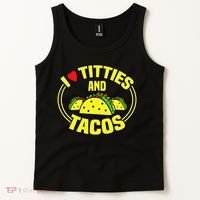 I Love Titties And Tacos Tank Top thumb 2