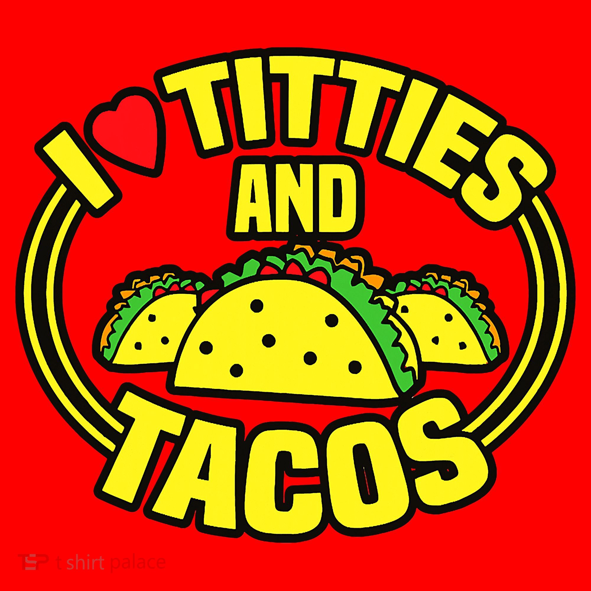 I Love Titties And Tacos Santa Hat