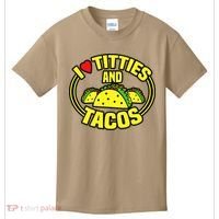 I Love Titties And Tacos Kids T-Shirt thumb 0
