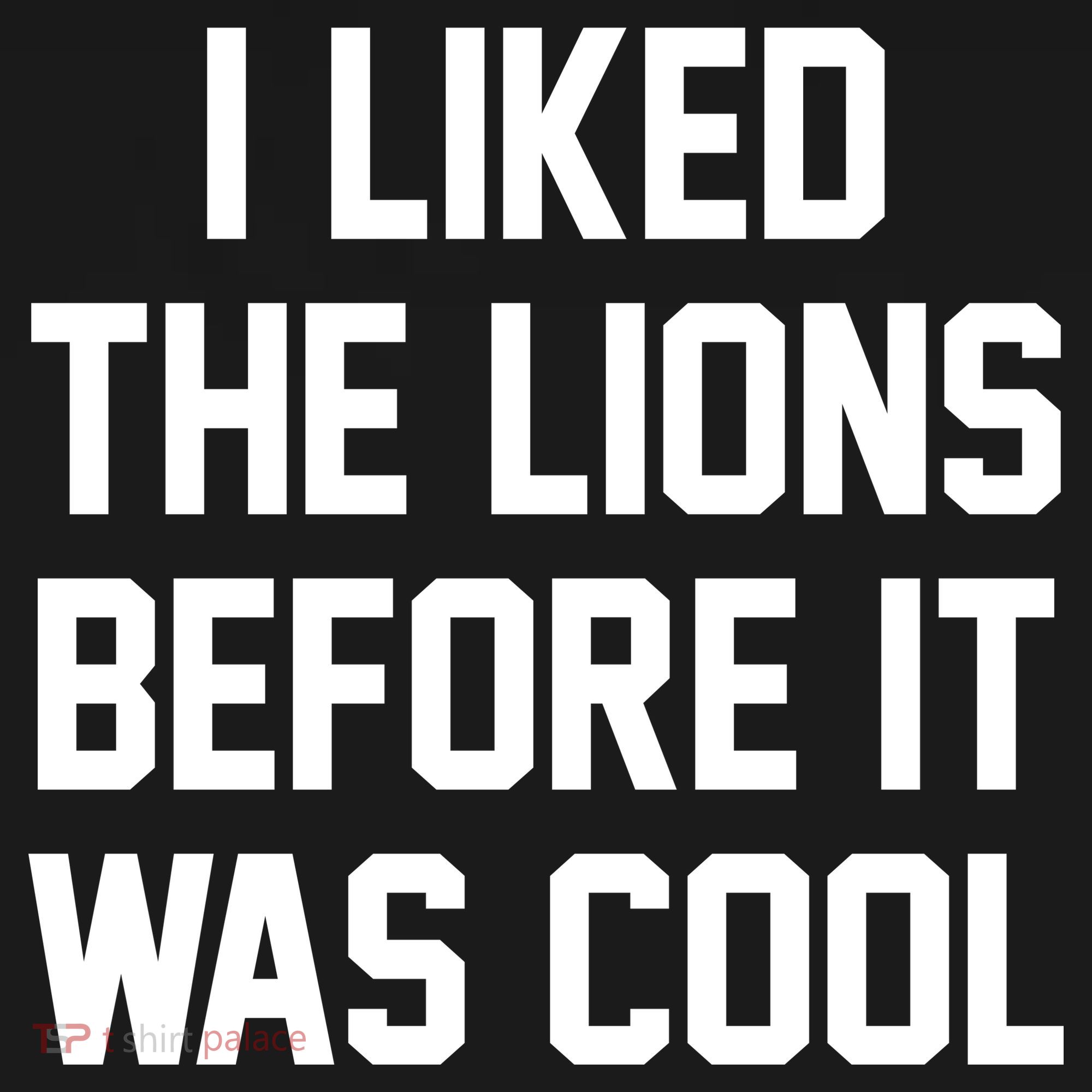 I Liked The Lions Before It Was Cool Funny USA-Made Doggie Bandana