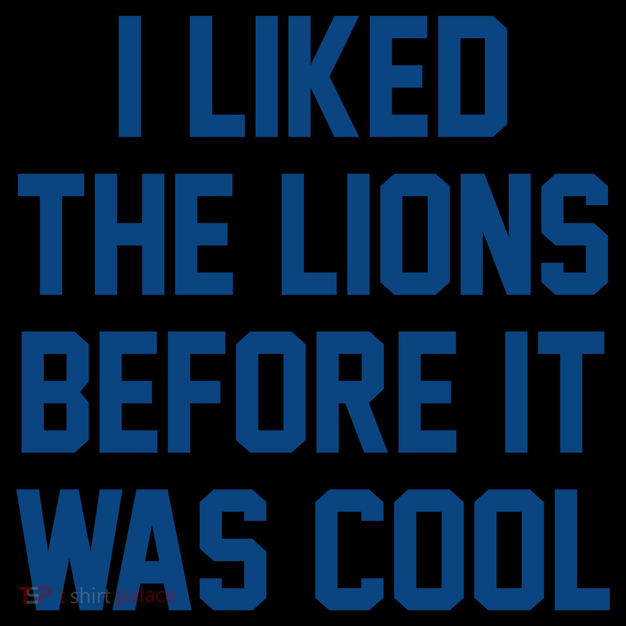 I Liked The Lions Before It Was Cool Funny Coffee Mug