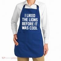 I Liked The Lions Before It Was Cool Funny Apron thumb 2