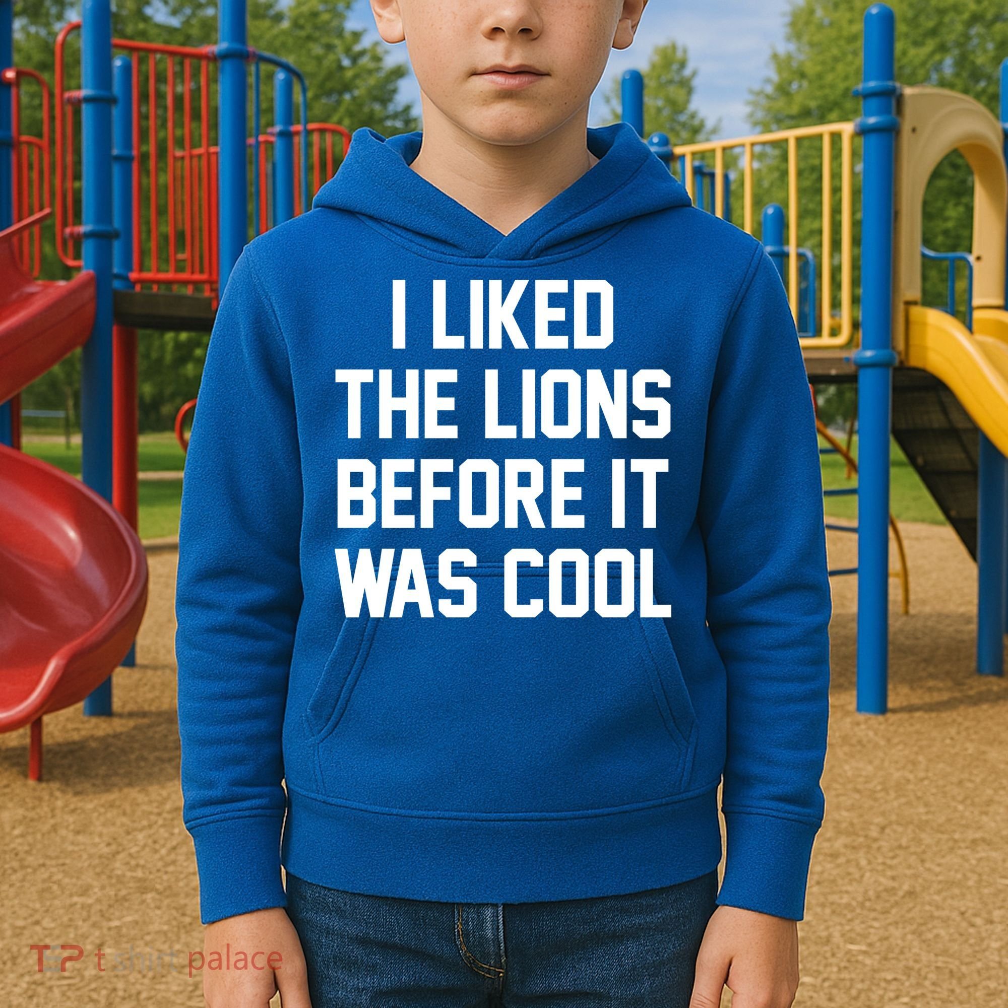 I Liked The Lions Before It Was Cool Funny Kids Hoodie