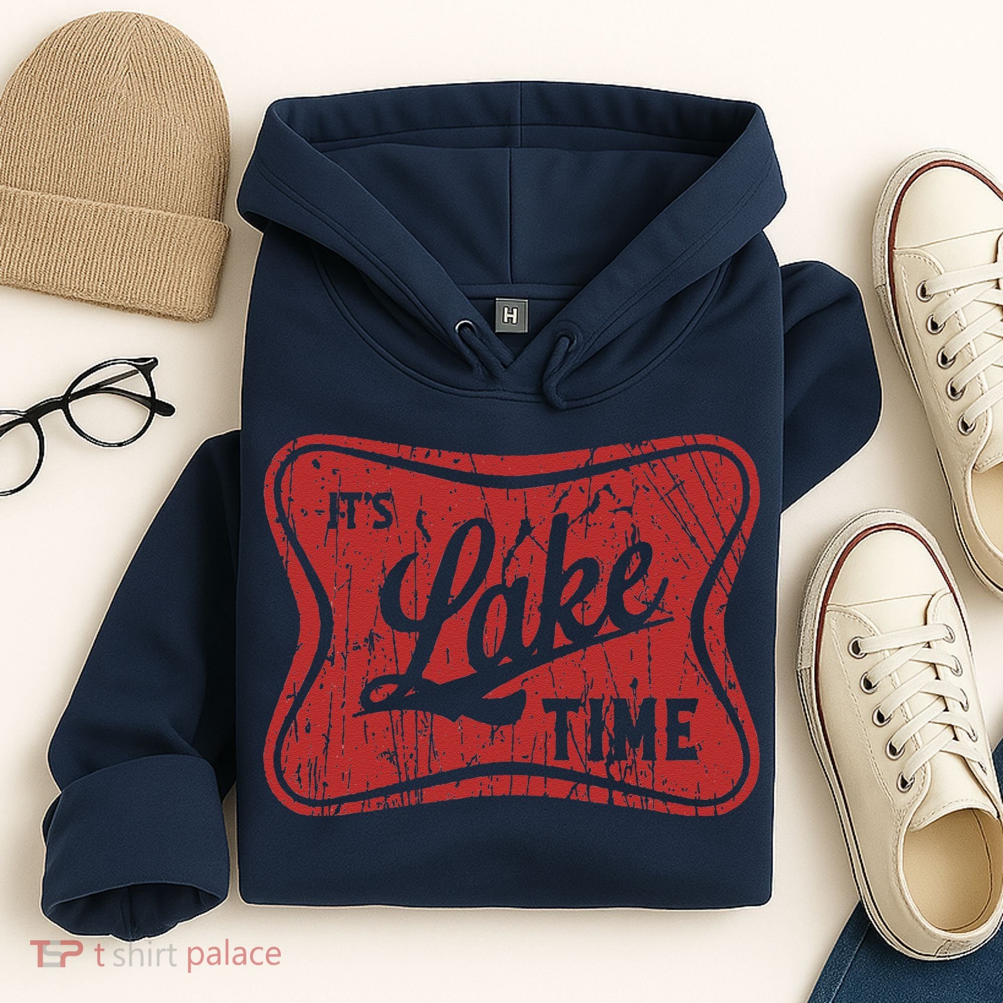 ItS Lake Time Summer Lake Camper Life Hoodie