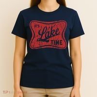 ItS Lake Time Summer Lake Camper Life T-Shirt thumb 4